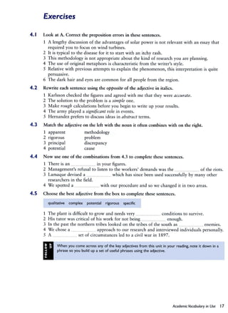 Academic vocabulary in use- Cambridge