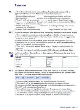 Academic vocabulary in use- Cambridge