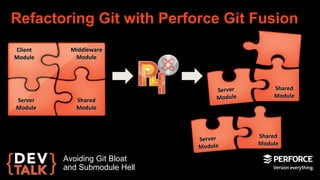 Avoid Git Bloat and Submodule Hell with Git Fusion | PPT