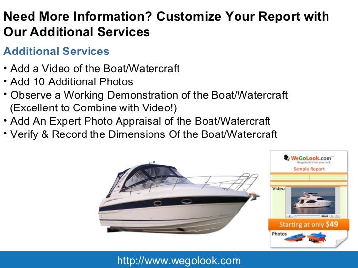 Avoid Boat Scams Online using Onsite Boat Verification Services from