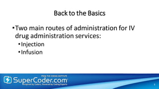 Avoid Confusion on Infusions! Infusion and Injection Coding Tips and ...