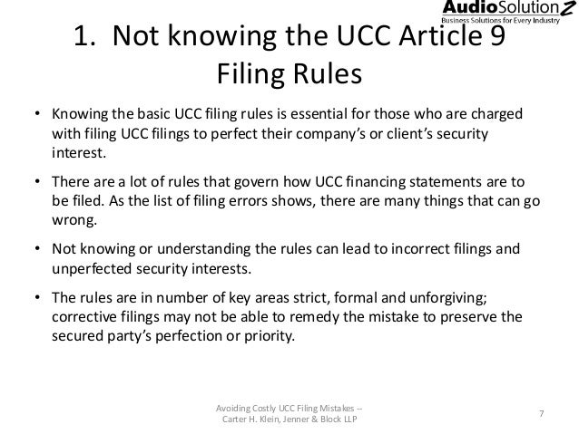 Uniform Commercial Code (UCC) | Duke University School of Law ucc articles