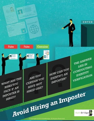 Avoid hiring an imposter