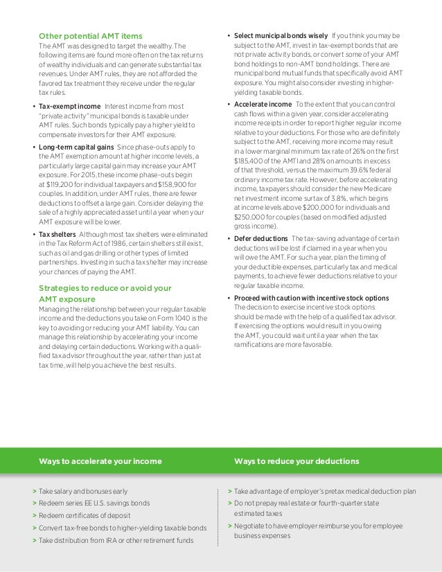 Incentive stock options amt credit