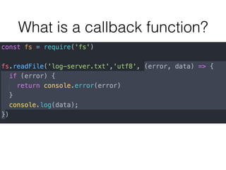 Avoiding Callback Hell From JavaScript | PPT | Free Download