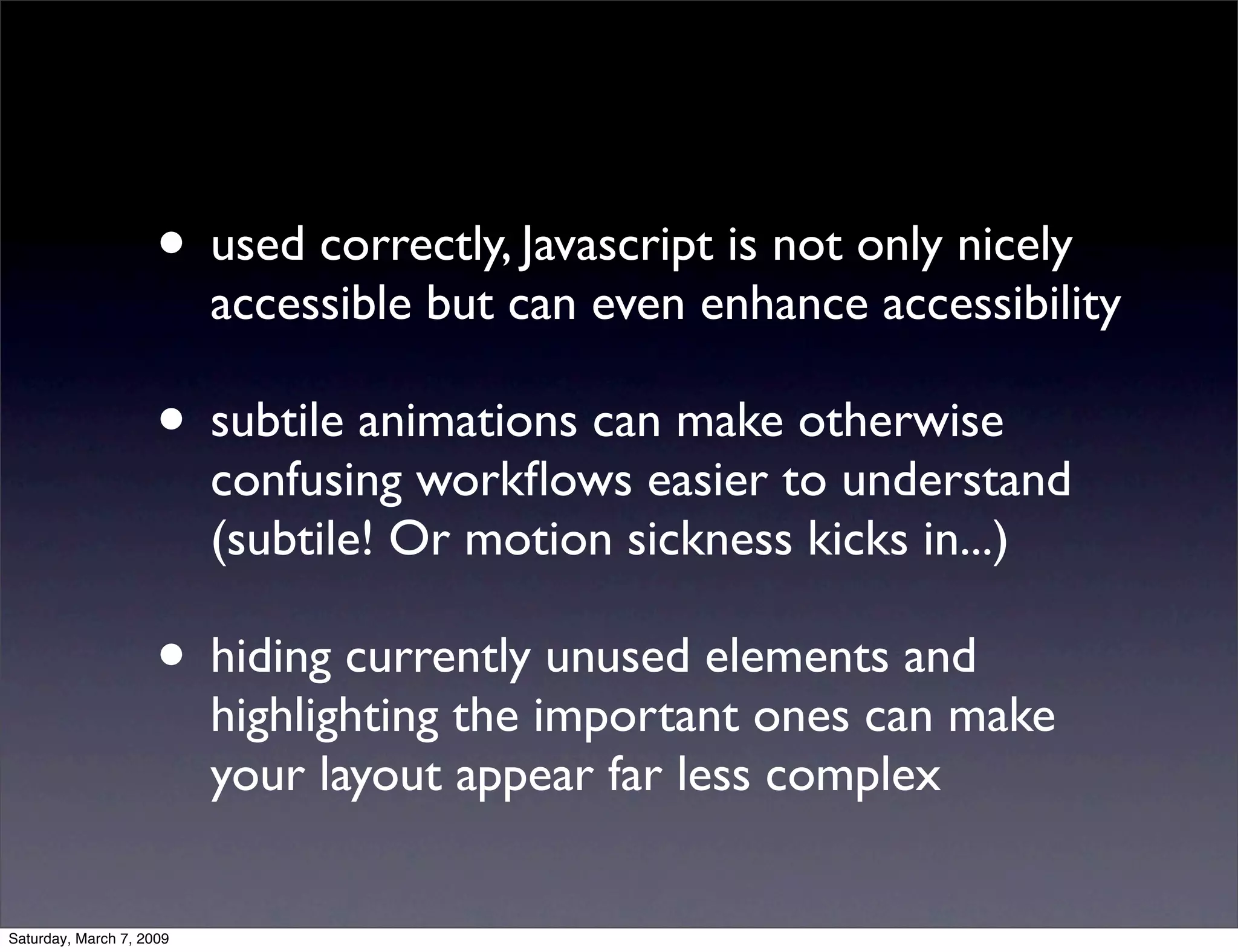 Avoiding common Accessibility mistakes
