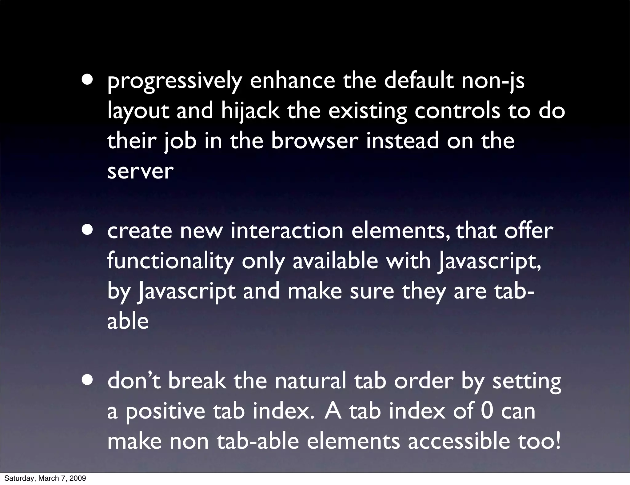Avoiding common Accessibility mistakes