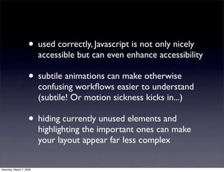 Avoiding common Accessibility mistakes