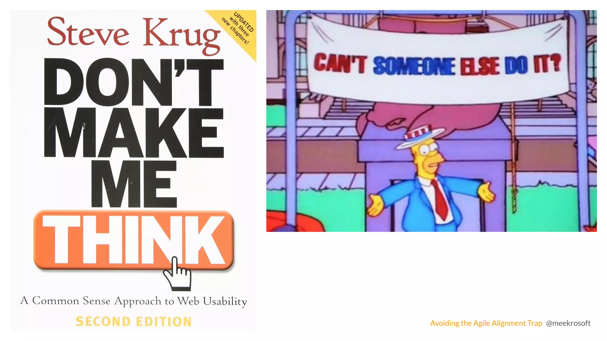 Avoiding the Agile Alignment Trap @meekrosoft
 