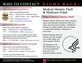 Avoid Medical ID Theft - Office of Inspector General