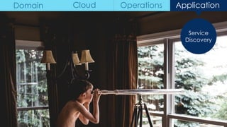 Service
Discovery
Domain Cloud Operations Application
 
