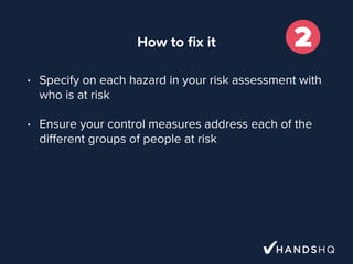 Avoid these 7 risk assessment and method statement mistakes | PDF
