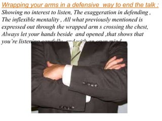Avoid those mistakes in body language | PPT