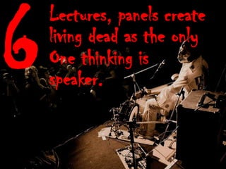 Avoid The Conference Zombie Zone