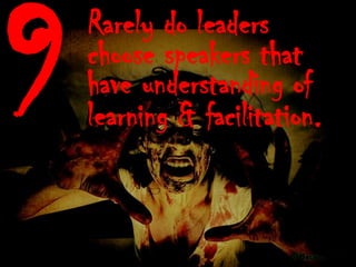 Avoid The Conference Zombie Zone