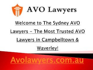 Avolawyers.com.au
 