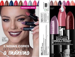 Folheto Avon Cosméticos - 05/2018