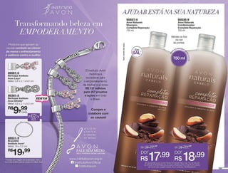 Folheto Avon Cosméticos - 07/2017