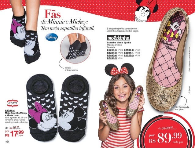tenis da minnie avon