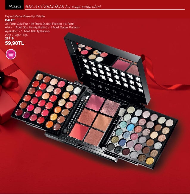 Avon Mark Epik Intense Mini Goz Fari Paleti Metal Maniac
