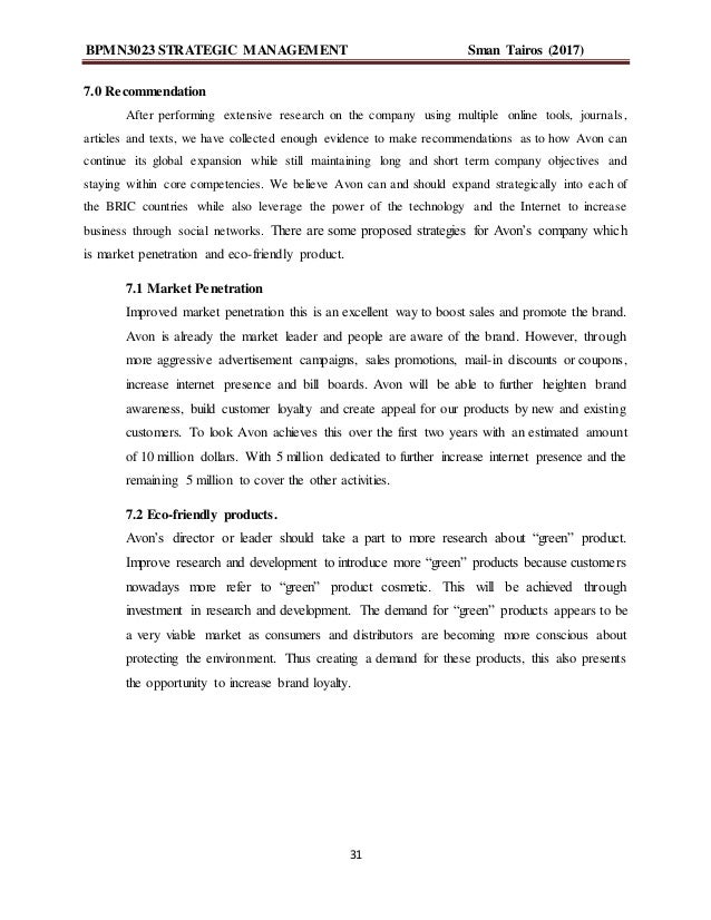 Avon distribution channel case study image