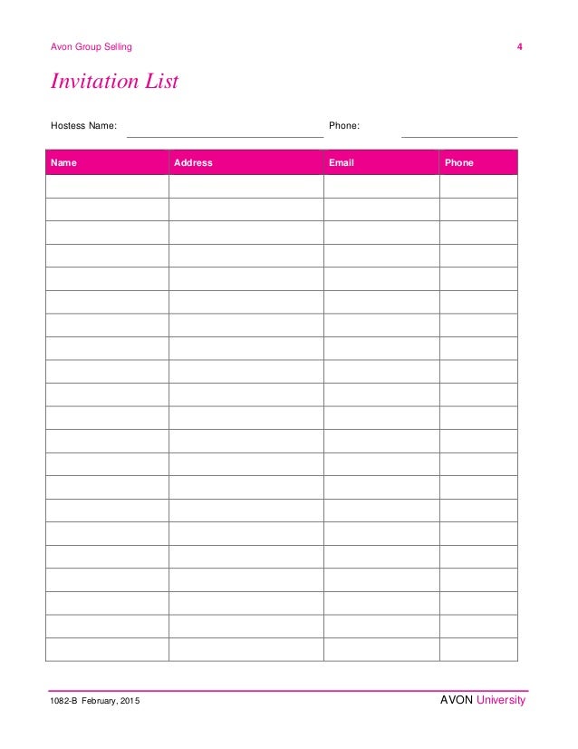 invite list mailing to Avon February Plan 2015 Home  Party invite list mailing to Avon February Plan 2015 Home  Party