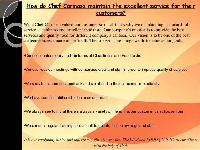 Business plan for canteen concessionaire 06 picture
