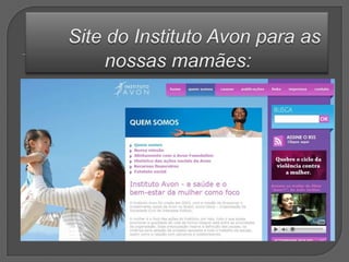 Avon proposta de campanha marketing