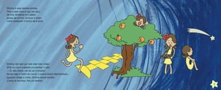 Vitória é uma menina bonita.
Tem a pele clara e usa um laço
de fita vermelha no cabelo.
Gosta de correr, brincar e pular
como qualquer criança de 8 anos.
Vitória não tem pai nem mãe nem irmão.
Vive na rua e trabalha pra ganhar o pão.
— Ô, seu moço, me dá um trocado?
Fecha logo o vidro do carro, o pobre moço desconfiado...
Quando chega a noite, Vitória sente solidão.
Conta as estrelas. Faz um pedido.
3
 