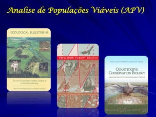 Analise de Populações Viáveis (APV)
 