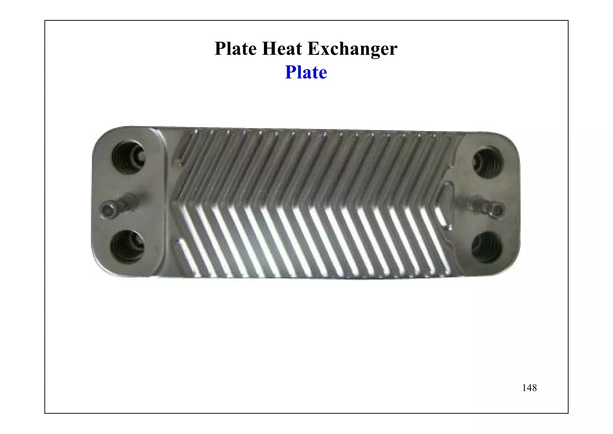 148
Plate Heat Exchanger
Plate
 