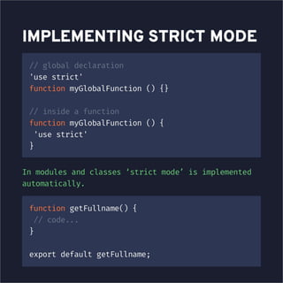 Strict mode in JavaScript | PDF