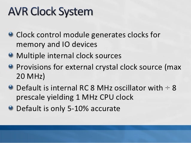 avr vector table AVR Fundamentals