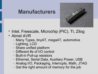 Avr microcontrollers training (sahil gupta - 9068557926) | PPT