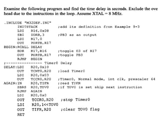 AVR_9_final.pptx AVR TIMER PROGRAMMING PPT | PPTX