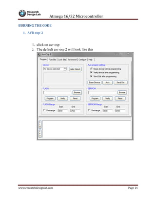 AVR Micro controller Interfacing | PDF