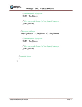 AVR Micro controller Interfacing | PDF