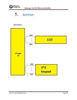 AVR Micro controller Interfacing | PDF