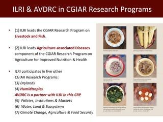 Meat and Veg: Livestock and vegetable researchers are natural, high-value, partners in work for the well-being of the world’s poor 