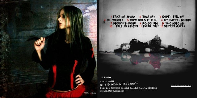 Avril Lavigne Digital Booklet Under My Skin
