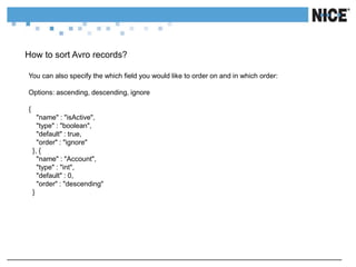 Avro introduction | PPTX