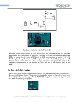 Trainer Interfacing Avr trainer kit manual | PDF