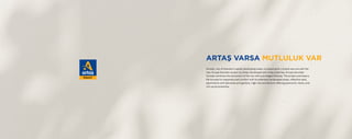 Güneşli, one of Istanbul's rapidly developing areas, is preparing for a brand new era with the
new Avrupa Konutları project by Artaş. Developed with Artaş expertise, Avrupa Konutları
Güneşli combines the dynamism of the city with a privileged lifestyle. The project promises a
life focused on happiness and comfort with its extensive landscaped areas, reflection pool,
apartments with balconies and gardens, high-rise architecture offering panoramic views, and
rich social amenities.
 
