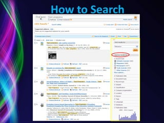 How to Search
 