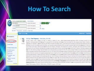 How To Search
 