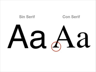 Sin Serif

Con Serif

Aa Aa

 