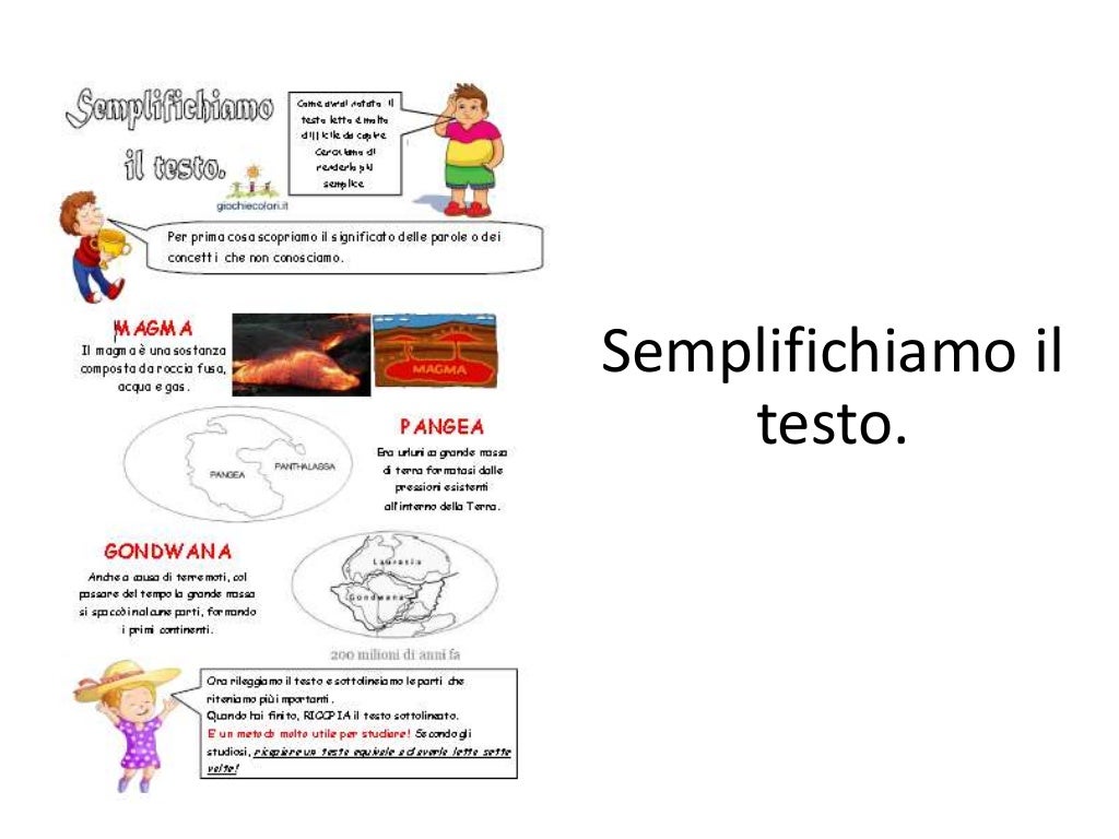 Avvio al metodo di studio - Classe terza scuola primaria. Dal Big Ban…