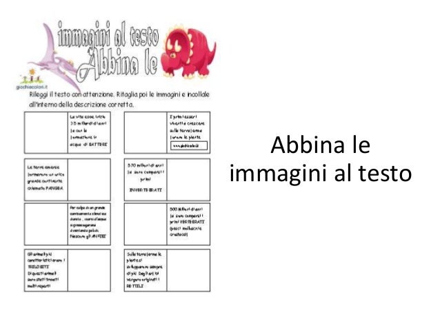 Avvio al metodo di studio - Classe terza scuola primaria. Dal Big Ban…