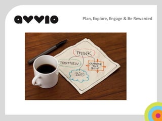 Plan, Explore, Engage & Be Rewarded
 