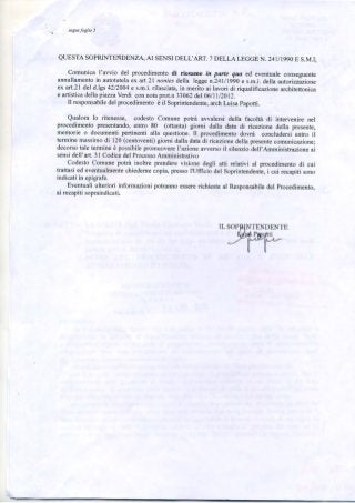 Avvio revisione autorizzazione nov 2012 19 7-013